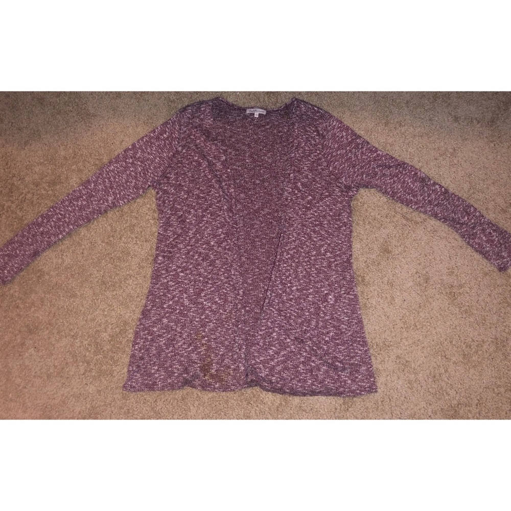 burgundy cardigan *please read description*